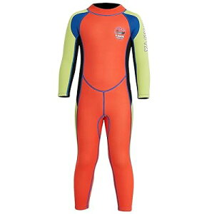 ウエットスーツ 子ども 2.5mm 一体式 ワンピース フルスーツ スイムウェア キッズ用 日焼け防止 シュノーケリング サーフィンスーツ 海遊び カヌー・カヤック サーフィン Mサイズ