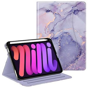 iPad Mini 7 P[X (A17 Pro 2024) / iPad Mini 6 P[X 2021 8.3C` 7/6 یJo[ Pencil[\ 2܃X^h }`p I[gX[v@\t |Pbgt h~ P