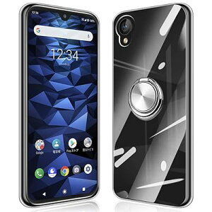 Kyocera DIGNO BX2 �P�[�X DIGNO SX2 �P�[�X �ϏՌ� �V���R�� �N���A TPU �����O�t�� DIGNO BX2 A101KC �J�o�[ �X�}�z�P�[�X ���� �y�� ���^ �X�^���h�@�\ �ԍڃz���_�[�Ή� �C�菝�h�~ �����h�~