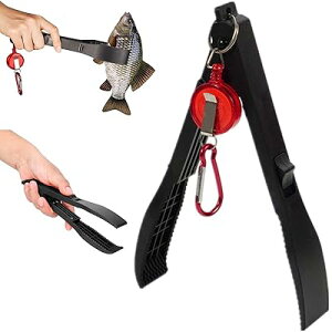 ワニグリップ式魚つかみ器 軽量 フィッシュグリップ 釣り用トング フィッシュトング ワニグリップ 魚つかみ 魚バサミ 軽量 釣り
