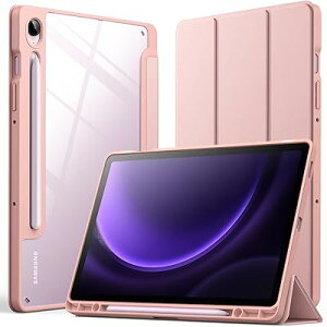 Galaxy Tab S9 FE�P�[�X ���� Galaxy Tab S9 11�C���`�J�o�[�N���A �o�b�N�J�o�[ S Pen ���[ �O�܃X�^���h �I�[�g�X���[�v�@�\ ������� �蒠�^�y�� ���^ �M�����N�V�[ Tab S9 fe 10.9�C���` �p ��