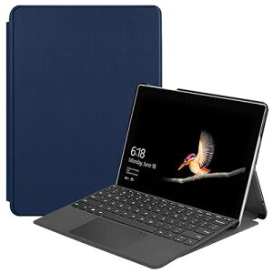 For Surface Go/Surface Go2 / Surface Go3 / Surface Go4 �P�[�X �X�^���h�@�\�t�� �J���O�ܔ��^�X�^���h�P�[�X PU���U�[ Surface Go 4 �J�o�[ (�u���[)