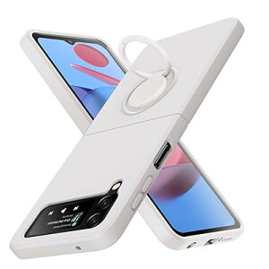 Galaxy Z Flip4 �P�[�X �ϏՌ������O�t�� �V���R�� ���^ Galaxy Z Flip4 �J�o�[ �X���� tpu ����\�� �w��h�~ Galaxy Z Flip4 �J�o�[ �_�炩�����n �ČRMIL�K�i ���΂݂Ȃ� �����Y�ی� ����~�� �_
