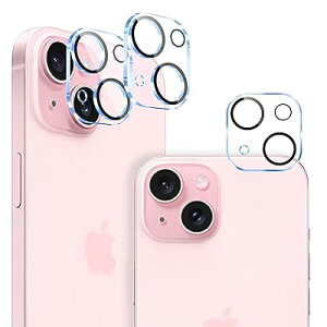 対応 iPhone15 / iPhone15 Plus レンズフィルム 【 3枚セット- 日本旭硝子 】 アイフォン15 カメラフィルム アイフォン15 プラス レンズ保護フィルム 強化フィルム 2.5D ラウンドエッジ 加工 気泡無し