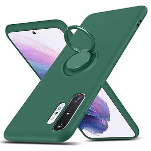Galaxy Note10 Plus �p �P�[�X �����O �V���R�� �����Y�ی� ���^ 360°��] �ԍڃz���_�[ TPU ��̌^ �h�� �y�� �X�g���b�v�z�[�� ���ϖh�~ �l���Ռ��z�� ������� ����~�� �t�B�b�g�� �M�����N�V�[N