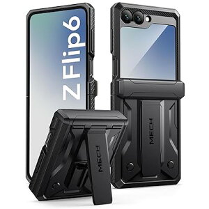 for Samsung Galaxy Z Flip 6 P[X LbNX^ht, [qWیJo[] [OXN[veN^[] Z Flip6 5g 2024pxgNbvt~^[O[hϏՌX}zP[X, ubN