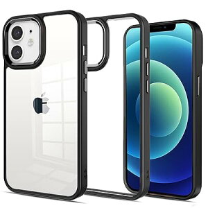 iPhone 12 12 Pro p P[X wʃNA ϏՌ ~ wh~ ČRMILKi ϖh~ Xgbvz[t CX[dΉ X}zP[X ACtH 12Pro (ubN, iPhone 12/12Pro p)