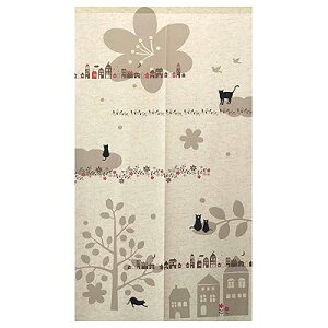 のれん 暖簾 おしゃれ 可愛い 北欧風 鳥柄 間仕切りカーテン ロング 目隠し 遮光 玄関 階段