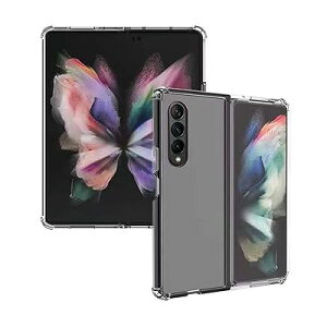 Galaxy Z Fold3 5G �P�[�X �T���X�� �M�����N�V�[Z�z�[���h3 �J�o�[ �N���X�^�� �N���A ���� PC+TPU