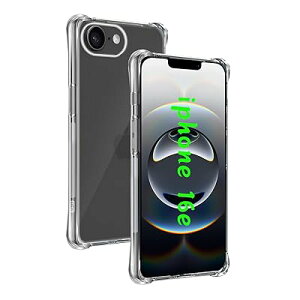 �Ή� iPhone 16E �P�[�X ��p �����o�b�N�J�o�[ �_��TPU�f�� �S�ʕی� �ϏՌ� �����h�~ ���菝�h