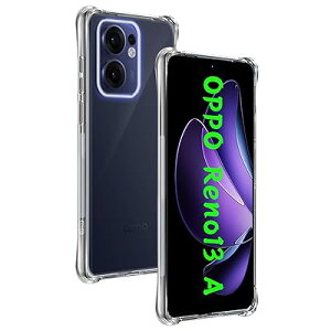 �Ή� OPPO Reno13 A �P�[�X ���� �_��TPU�f�� �S�ʕی� �ϏՌ� �����h�~ ���菝�h�~ �Ή� OPPO Reno 13