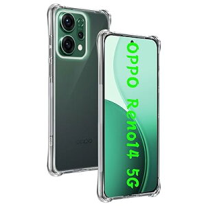 �Ή� OPPO Reno14 5G �P�[�X ��p ���� �_��TPU�f�� �S�ʕی� �ϏՌ� �����h�~ ���菝�h�~ �p OPPO Re