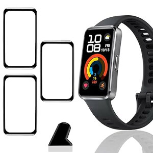 �y3���Z�b�g�z �Ή� HUAWEI Band 10 �t�B���� �K���X�t�B���� 3�� PET������ �Y�f�@�� �����ߗ� ��