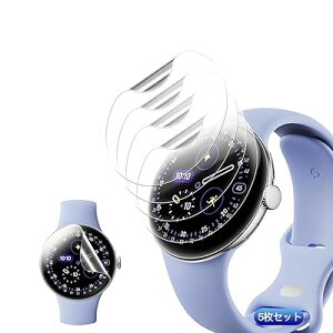 �y5���Z�b�g�z �Ή� Google Pixel Watch 4 41mm �t�B���� 5�� TPU�� �����ߗ� �Ή� pixel watch4 41mm �ی�t