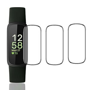 �y 3���Z�b�g�z �Ή� Fitbit inspire 3 �t�B���� �K���X�t�B���� 3�� PET������ �Y�f�@�� �����ߗ�