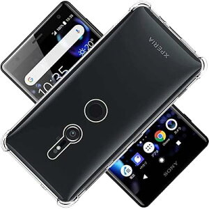 �Ή� Xperia XZ2 SO-03K SOV37 702SO �P�[�X XperiaXZ2 �N���A �P�[�X XperiaSO-03K �V�F�� �X�}�z�ی�J�o�[