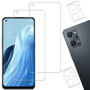 �y2+2���Z�b�g�z ���{�f�ސ� �����K���X OPPO Reno7 A OPPO Reno9 A �p �K���X�t�B���� �J�����t�B��