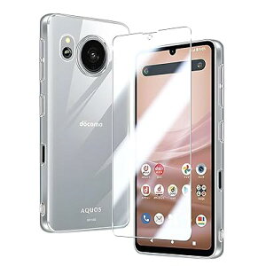 �Ή� AQUOS sense7 SH-53C SHG10 �P�[�X �N���A �P�[�X AQUOS sense7 �J�o�[ TPU �ی�P�[�X �J�o�[�w�� + A