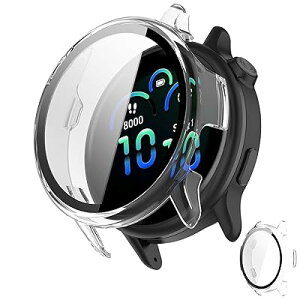 For Garmin vivoactive 6 �J�o�[ �K�[�~�� vivoactive 6 �ی�P�[�X �����K���X�t�B����+���ϏՌ�PC�t��