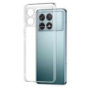 FOR Xiaomi POCO F6 Pro �P�[�X FOR Xiaomi POCO F6 Pro �J�o�[ �N���A TPU �����ی� �\�t�g �V���R���P�[�X