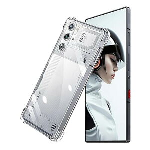 �Ή� REDMAGIC 9S Pro �P�[�X REDMAGIC 9S Pro �J�o�[ �N���A TPU�����ی� �\�t�g �V���R���P�[�X ���^