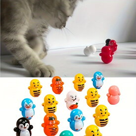 3～100個の猫用ローリングトイ、多様なスタイル、インタラクティブな遊びと運動器具、耐久