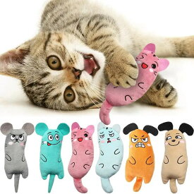 かわいい猫のおもちゃ面白いインタラクティブぬいぐるみ猫のおもちゃミニ歯研削マタタビ