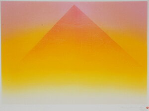 版画/銅版画+手彩色 とくだあきら View'07-V1YS 現代アート 抽象 送料無料