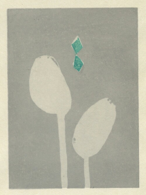 【モダンアートインテリア】版画/木版画安芸真奈ちょうちょがいたね絵画版画現代アートモダンアートインテリアアート抽象画贈り物新築祝い竣工祝い開店祝いアート送料無料