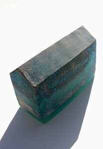 オブジェ/キャストガラス 扇田克也 OGFA-03 HOUSE 現代アート 抽象 送料無料