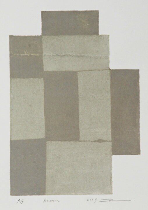 楽天市場】版画/ｸﾛｽｸﾞﾗﾌ 黒木周 Room 現代アート 抽象 送料無料  