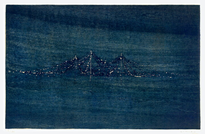 楽天市場】版画/木版画 木村繁之 夜を運ぶ 現代アート 抽象 送料無料 