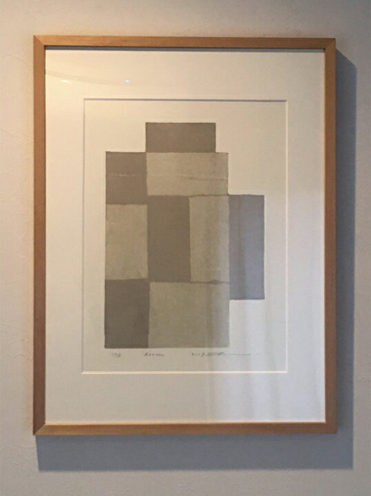 楽天市場】版画/ｸﾛｽｸﾞﾗﾌ 黒木周 Room 現代アート 抽象 送料無料 