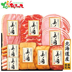 日本ハム 北海道 プレミアム 美ノ国 UKH-1102025 冬ギフト お歳暮 御歳暮 お年賀 御年賀 ギフト 贈り物 贈答 お祝い お礼 お返し 内祝い プレゼント 肉 肉加工品 豚肉 ハム ウインナー ベーコン 生ハム セット 詰め合わせ グルメ お取り寄せ