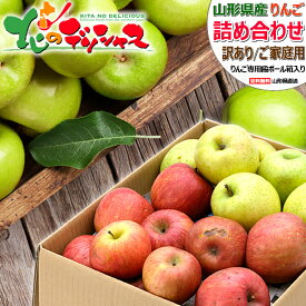 【連日出荷中】山形県産 ご家庭用 りんご サンふじ&王林 (訳あり/常温便) 冬の味覚 冬の果実 リンゴ 林檎 5kg 10kg わけあり 自宅用 家庭用 おうち用 人気 売れ筋 果物 フルーツ 山形県 東根市 産地直送 送料無料 お取り寄せ