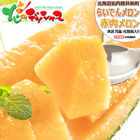 【出荷中】北海道産 らいでんメロン (赤肉/共撰/秀品) お届け日時指定OK フルーツ 1玉 2玉 中玉 大玉 メロン 赤肉メロン JAきょうわ 3大産地 夏ギフト お中元 残暑御見舞 敬老の日 ギフト 贈り物 お祝い お礼 内祝 プレゼント 果物 北海道 共和町 お取り寄せ