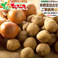 【出荷間近】北海道産 新じゃが じゃが玉セット (JA共撰/じゃがいも＆玉ねぎ/常温便) 秋野菜 野菜 野菜セ…