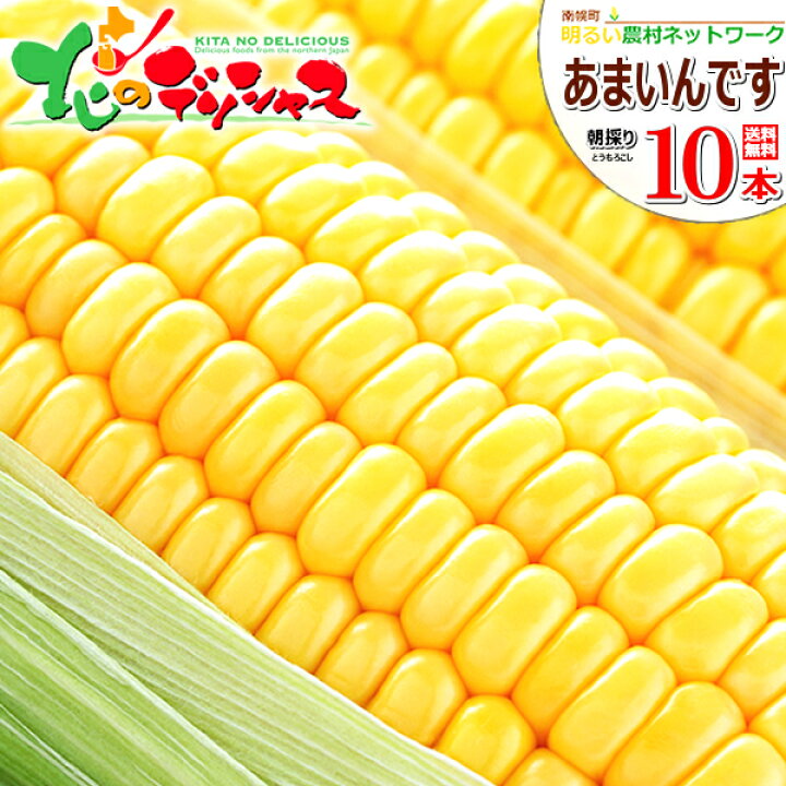 楽天市場】【予約】北海道産 南幌町 とうもろこし あまいんです 10本入り (黄色) 南幌町明るい農村ネットワーク 朝採り 食用 生食 トウモロコシ スイートコーン とうきび ギフト 贈り物 野菜 人気 売れ筋 ランキング1位 北海道 産地直送 送料無料 お取り寄せ : 北のデリシャス 楽天市場】【予約】北海道産 南幌町 とうもろこし あまいんです 10本入り (黄色) 南幌町明るい農村ネットワーク 朝採り 食用 生食 トウモロコシ スイートコーン とうきび ギフト 贈り物 野菜 人気 売れ筋 ランキング1位 北海道 産地直送 送料無料 お取り寄せ : 北のデリシャス