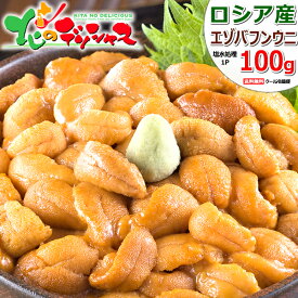 【出荷中】北方四島産 エゾバフンウニ 100g (冷蔵品) 新鮮 生 無添加 うに ウニ 海胆 生ウニ 塩水うに 塩水ウニ 赤ウニ バフンウニ 蝦夷バフンウニ ギフト 贈り物 内祝い お祝い お礼 お返し 自宅用 おうち用 贅沢 北海道 グルメ 送料無料 お取り寄せ