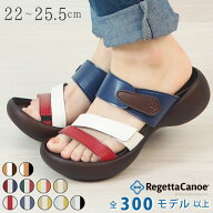 《20%OFFクーポン》 リゲッタ カヌー サンダル レディース つっかけ 疲れない 歩きやすい 厚底 幅広 履き…