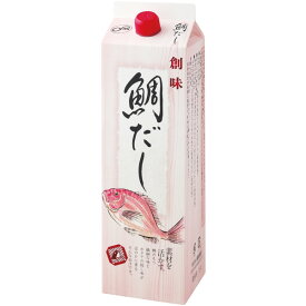 226229　創味食品　鯛だし　1.8LX6販売　1本1600円