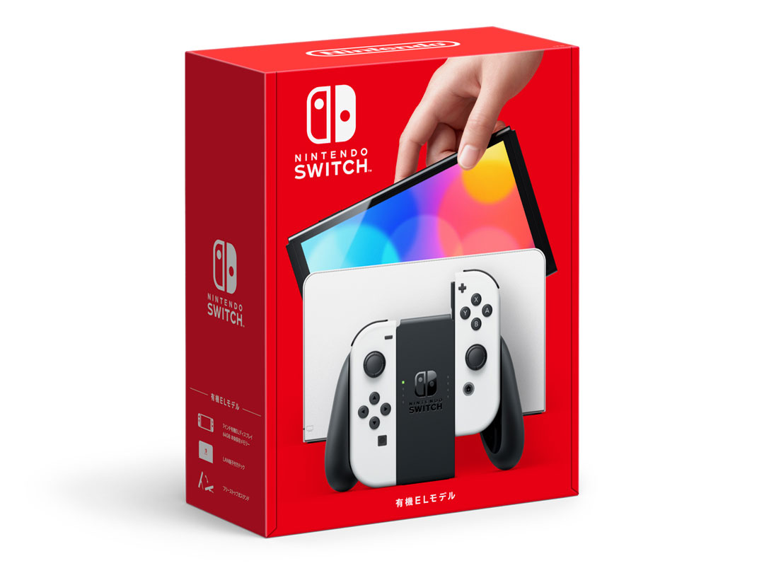 <br>新品 Nintendo Switch (有機ELモデル) HEG-S-KAAAA [ホワイト] ニンテンドー スイッチ