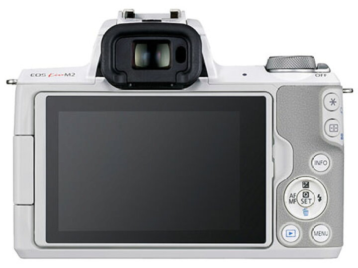 楽天市場】展示品 Canon EOS Kiss M2 ダブルズームキット [ホワイト 