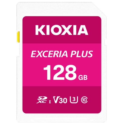 CLASS10 最大転送速度：100MB s 最大書込速度：65MB 新品 上品 KIOXIA 開催中 PLUS 128GB キオクシア SDカード EXCERIA KSDH-A128G
