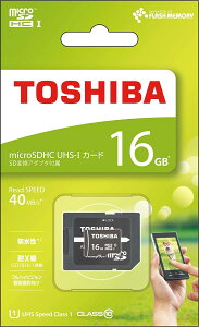 Vi TOSHIBA MSDAR40N16G [16GB] microSDJ[h 