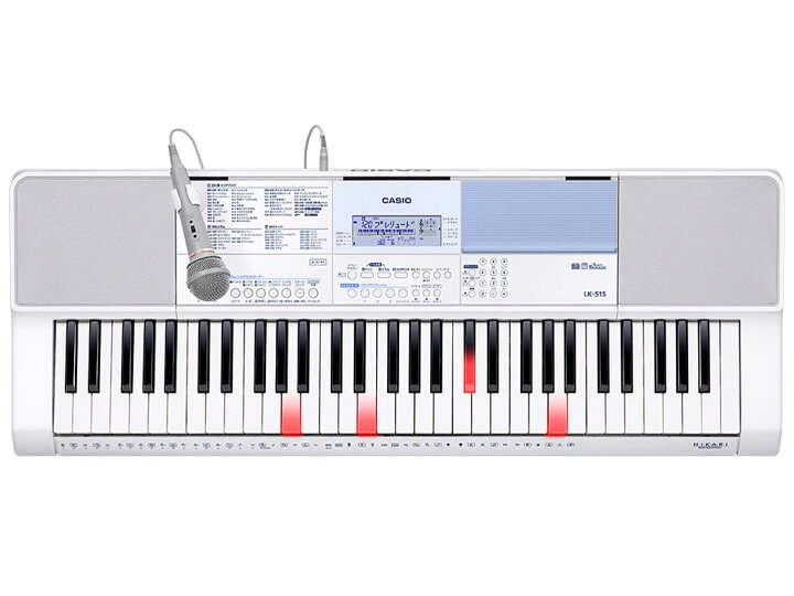 楽天市場】展示品 CASIO Casiotone 光ナビゲーションキーボード LK-515 