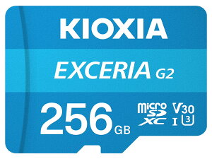 �V�i KIOXIA EXCERIA G2 KMU-B256G [256GB ���C�g�u���[] microSD �L�I�N�V�A