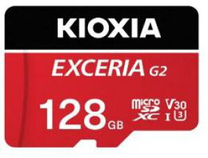 �V�i KIOXIA EXCERIA G2 KMU-B128GR [128GB ���b�h] microSD �L�I�N�V�A