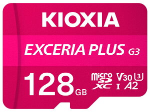 �V�i KIOXIA EXCERIA PLUS G3 KMUH-C128G [128GB] microSD �L�I�N�V�A