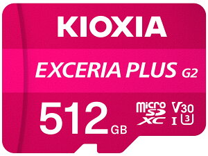 �V�i KIOXIA EXCERIA PLUS G2 KMUH-B512G [512GB] microSD �L�I�N�V�A